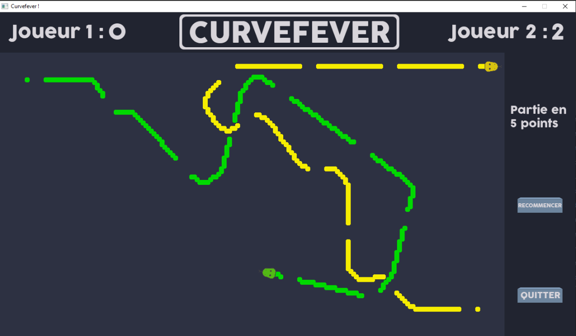 Deuxieme projet Curve Fever